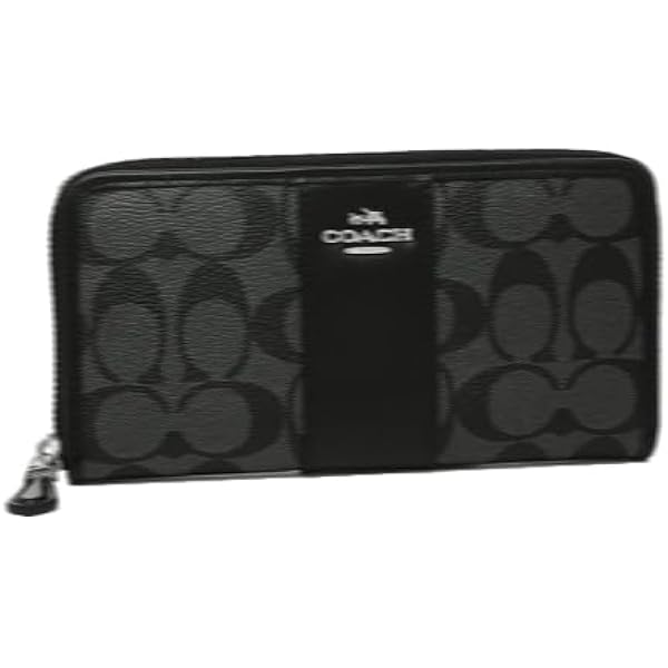Amazon | [コーチ] COACH 長財布 F53834 ブラック IMBLK シグネチャー
